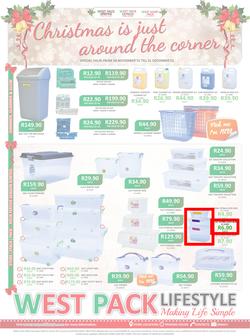 West Pack Lifestyle : Christmas Is Just Around The Corner (24 Nov - 31 Dec 2015), page 1