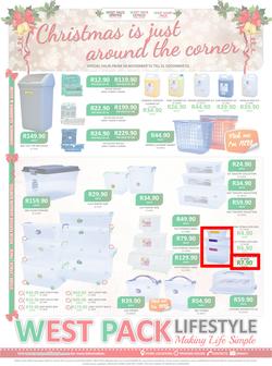 West Pack Lifestyle : Christmas Is Just Around The Corner (24 Nov - 31 Dec 2015), page 1