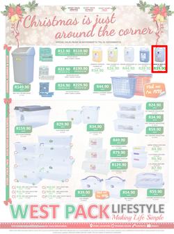 West Pack Lifestyle : Christmas Is Just Around The Corner (24 Nov - 31 Dec 2015), page 1
