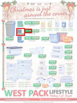 West Pack Lifestyle : Christmas Is Just Around The Corner (24 Nov - 31 Dec 2015), page 1