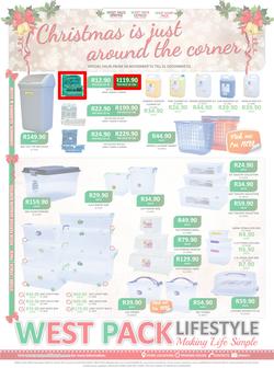 West Pack Lifestyle : Christmas Is Just Around The Corner (24 Nov - 31 Dec 2015), page 1