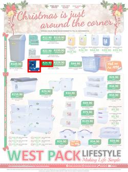 West Pack Lifestyle : Christmas Is Just Around The Corner (24 Nov - 31 Dec 2015), page 1
