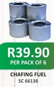 Chafing Fuel-Per Pack Of 6