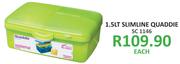 Sistema 1.5Lt Slimline Quaddie-Each