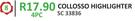 Collosso Highlighter 4 Piece