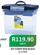 DIY Carry Box Black-Each