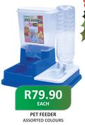 Pet Feeder Assorted Colours-Each