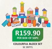 Colourful Block Set-Per Box Of 50 Piece