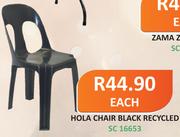 Hola Chair Black Recycled-Each