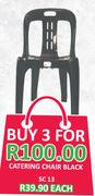 Catering Chair Black-Each
