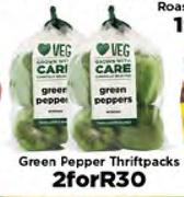 Green Pepper Thriftpacks-For 2