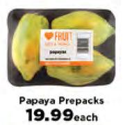 Papaya Prepacks-Each