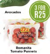 Romanita Tomato Punnets-For 3