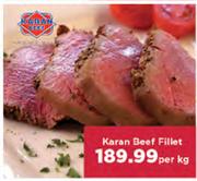 Karan Beef Fillet-Per Kg