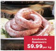 Amaboerie Boerewors-Per Kg