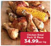 Chicken 16 Piece Braai Pack-Per Kg