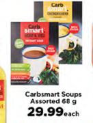 Carbsmart Soups Assorted-68g Each