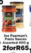 Ina Paarman's Pasta Sauces Assorted-2x400g