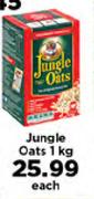 Jungle Oats-1kg Each
