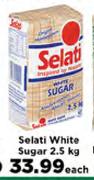 Selati White Sugar-2.5kg Each