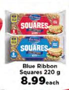 Blue Ribbon Squares-220g Each