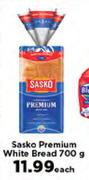 Sasko Premium White Bread-700g Each