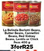 La Belinda Borlotti Beans-3x400g