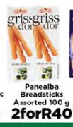 Panealba Breadsticks-2x100g