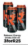 Reboost Energy Drinks-3x500ml