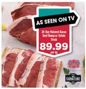 Beef Rump Or Sirloin Steak-Per kg