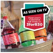 Food Lover's Carbonated Soft Drinks-3x2Ltr