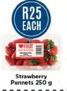 Strawberry Punnets-250g Each