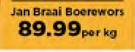 Jan Braai Boerewors-Per kg