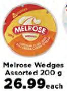 Melrose Wedges Assorted-200g Each