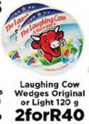 Laughing Cow Wedges Original Or Light-2 x 120g