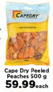 Cape Dry Peeled Peaches 500g-Each