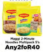 Maggi 2-Minute noodles Multipack 5's-For 2 