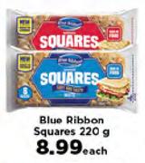 Blue Ribbon Squares-220g Each 