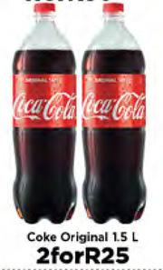 Coke Original 2 X 1 5ltr M Guzzle Co Za