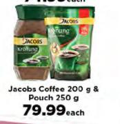 Jacobs Coffee-200g & Pouch-250g Each