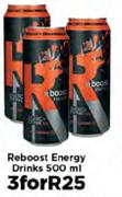 Reboost Energy Drinks-3 x 500ml