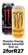 Monster Energy Drinks Assorted-2 x 500ml
