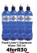 Food Lover's Signature Water-4 x 750ml