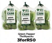 Green Pepper Thriftpacks-For 3