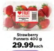 Strawberry Punnets-400g Each