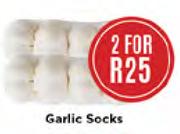 Garlic Socks-For 2
