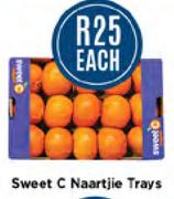 Sweet C Naartjie Trays-Each