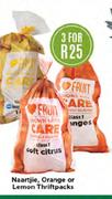 Naartjie, Orange Or Lemon Thriftpacks-For 3