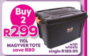 Magyver Tote With Wheels-Each