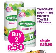 Twinsaver Mighty Big Kitchen Towels 150 Sheets Single